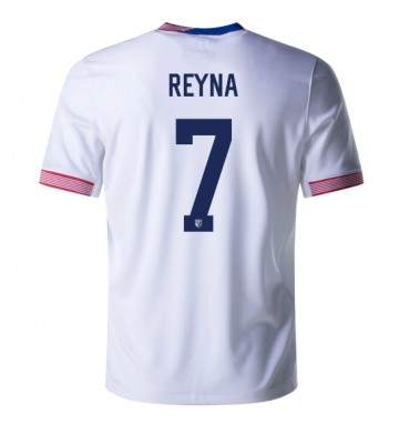 Forenede Stater Giovanni Reyna #7 Replika Hjemmebanetrøje Copa America 2024 Kortærmet